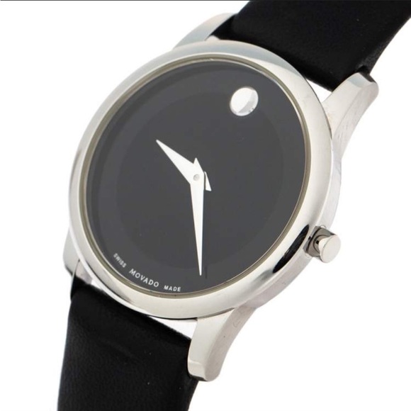 Movado Accessories - NIB MOVADO Museum Quartz Black Dial Ladies Watch 28mm